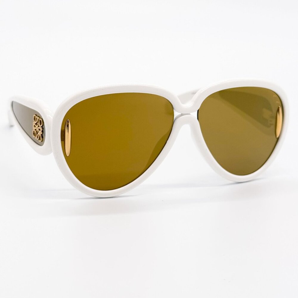 NEW LOEWE SUNGLASSES LW40132I 25G WHITE UNISEX EYEWEAR LOEWE